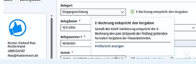 Vom Eingang der E-Rechnungen bis zur Archivierung